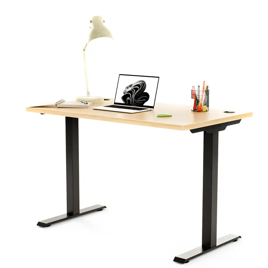 biurko na nodze metalowej pro-t z dodatkami